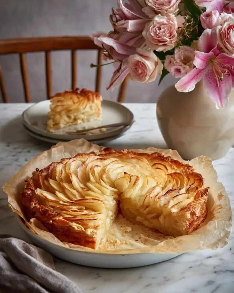 Milk Tart Ruffled Phyllo Pie Recipe