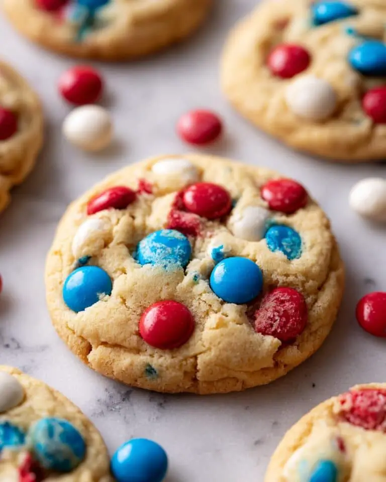 Patriotic M&M Cookies Recipe