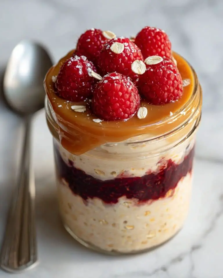 Peanut Butter and Jelly Overnight Oats Recipe