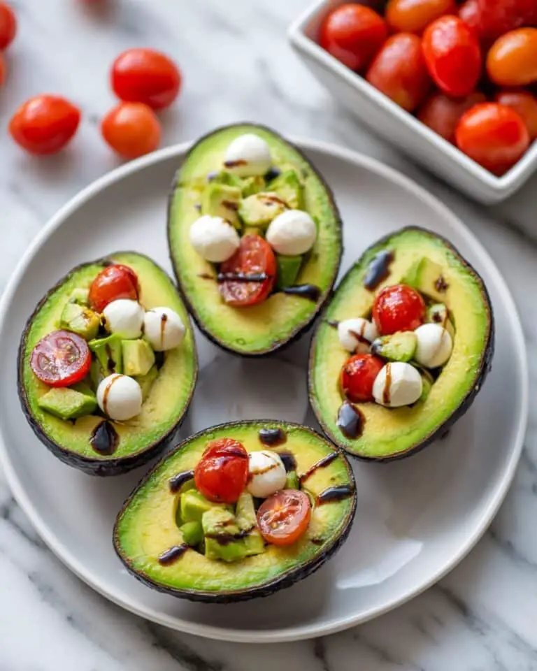 Caprese Avocado Boats Recipe
