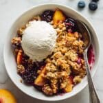 Blueberry Peach Crumble Recipe