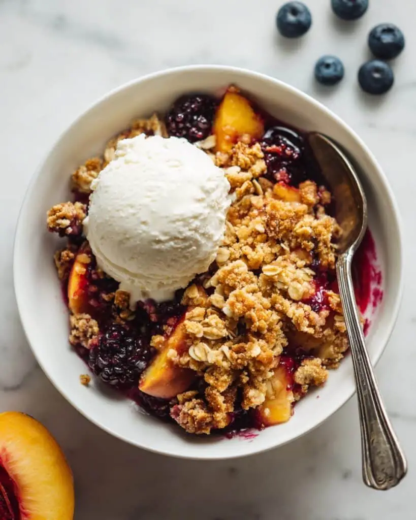 Blueberry Peach Crumble Recipe