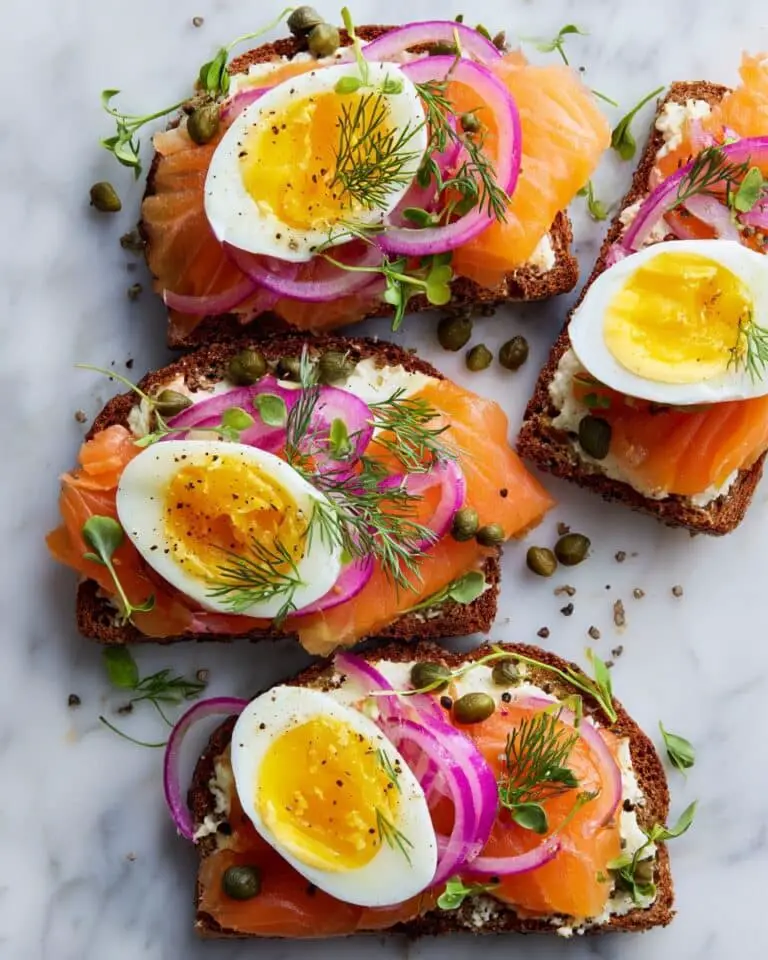 Smoked Salmon Toast Recipe