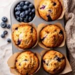 Cottage Cheese Blueberry Muffins Recipe