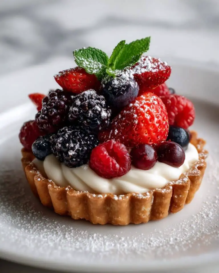 Vanilla Bean Berry Cream Tart Recipe