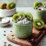 Pistachio Matcha Chia Pudding Recipe