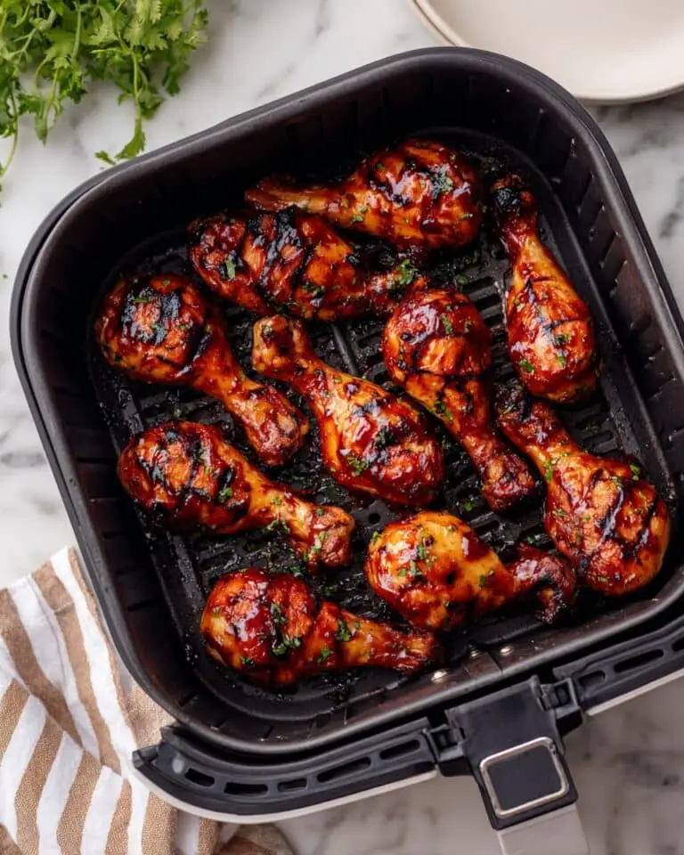 Air Fryer BBQ Chicken Drumsticks Recipe