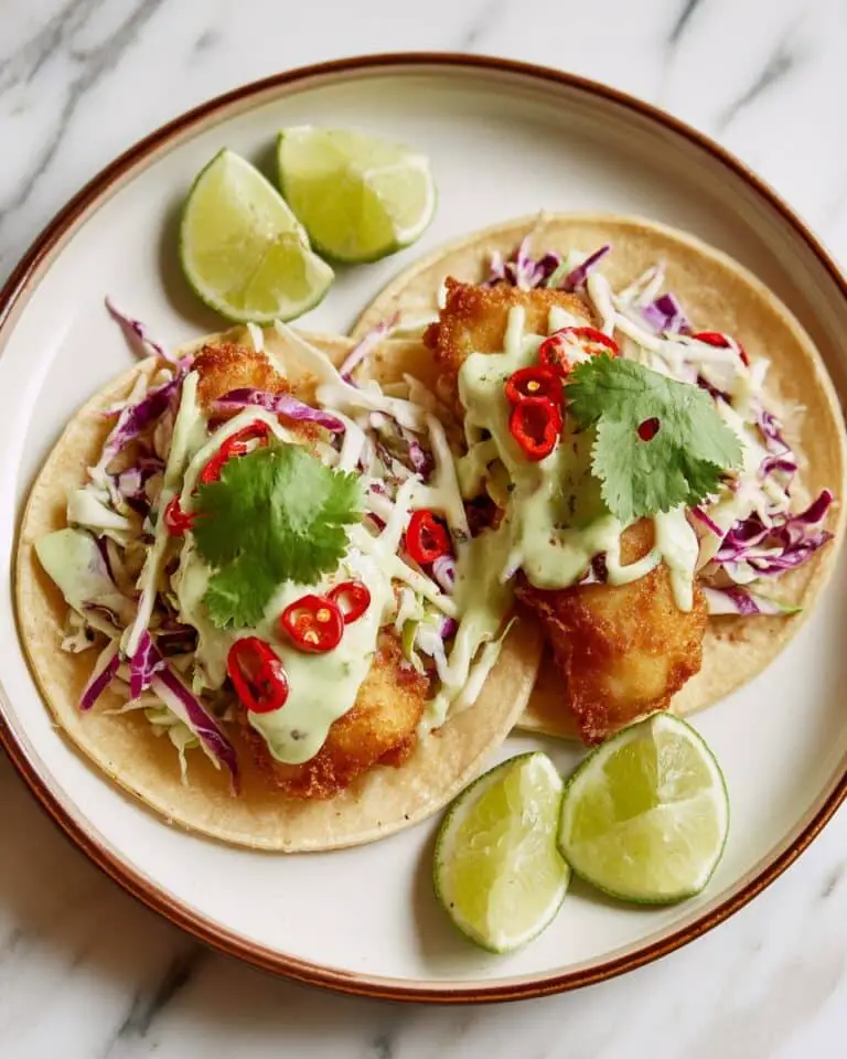 Crispy Coconut Fish Tacos Recipe