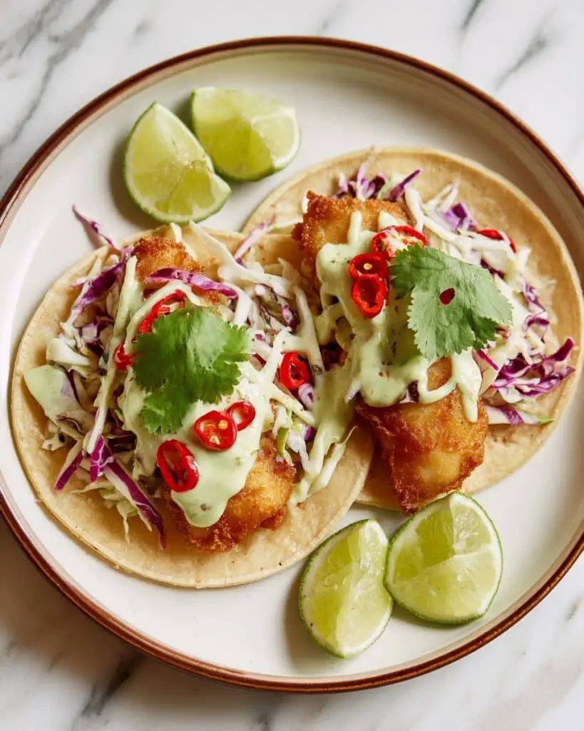 Crispy Coconut Fish Tacos Recipe