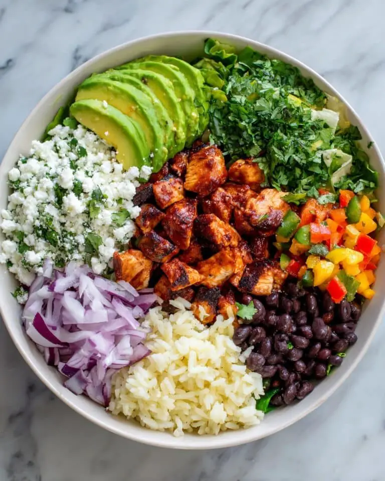 Healthy Burrito Bowl with Black Beans, Corn, and Fresh Vegetables Recipe