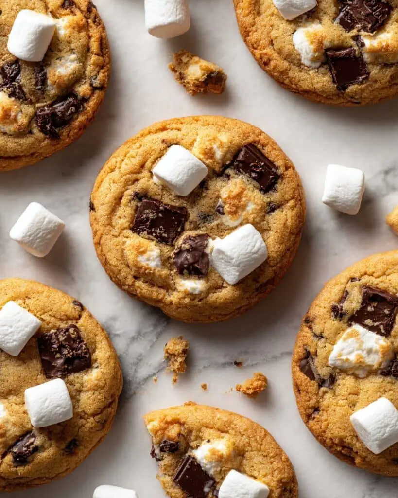 Toasted S’more Chocolate Chip Cookies Recipe