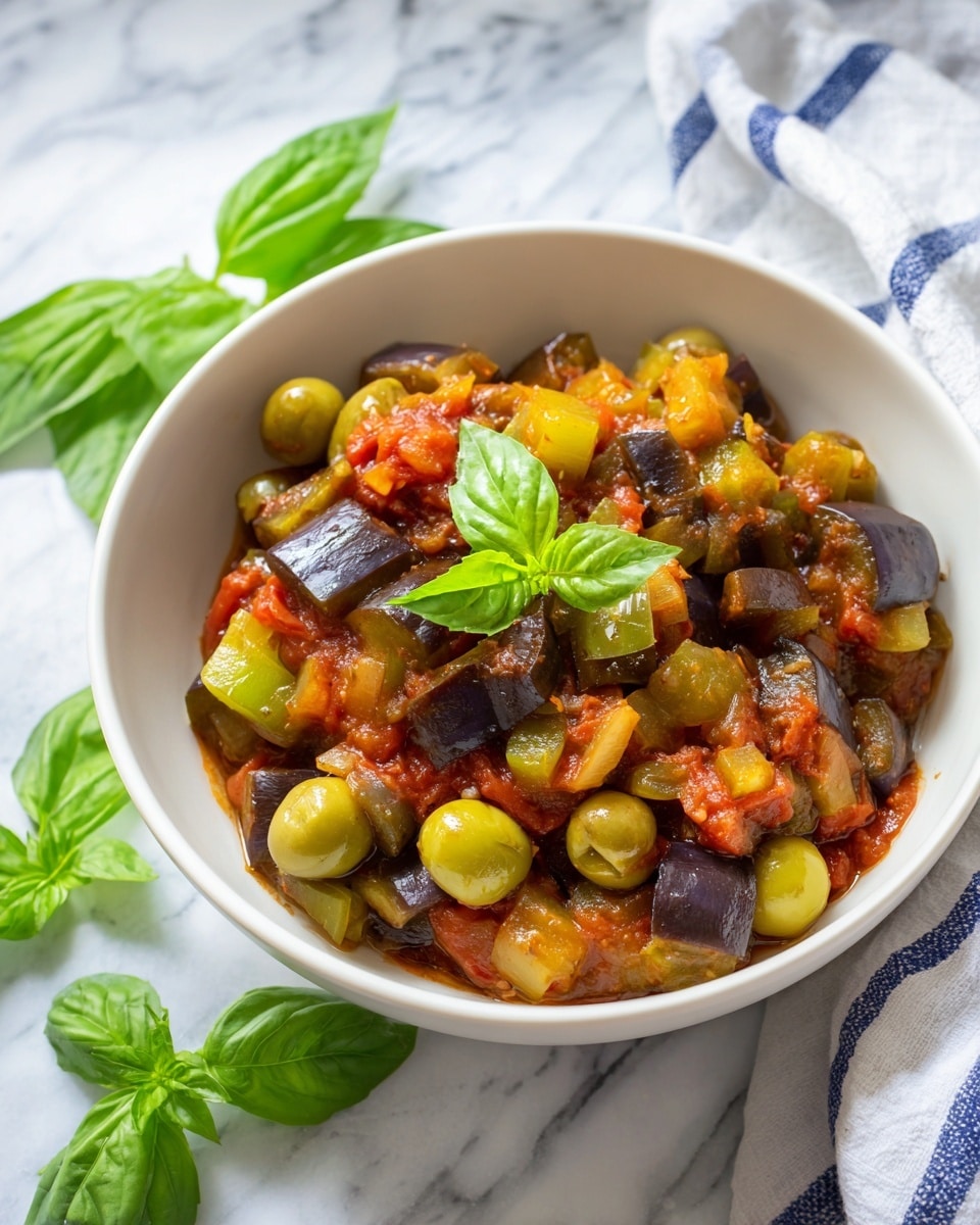 Sicilian Eggplant Caponata Recipe