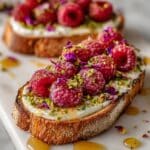 Lemon Ricotta Raspberry Toast Recipe