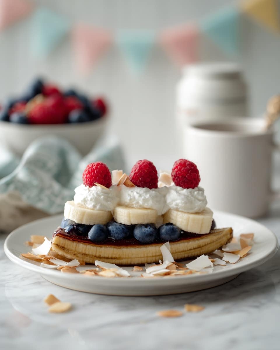 Caramelized Banana Split with Yogurt Recipe