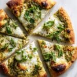 Pesto Flatbread Pizza Recipe