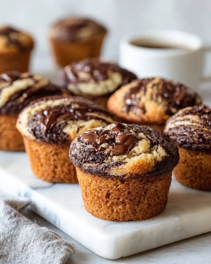 Nutella Banana Swirl Muffins Recipe