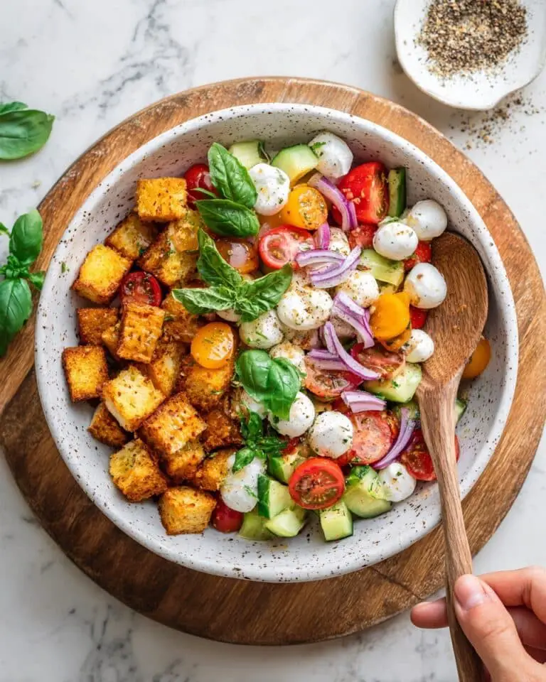 Panzanella Salad (Italian Bread Salad) Recipe