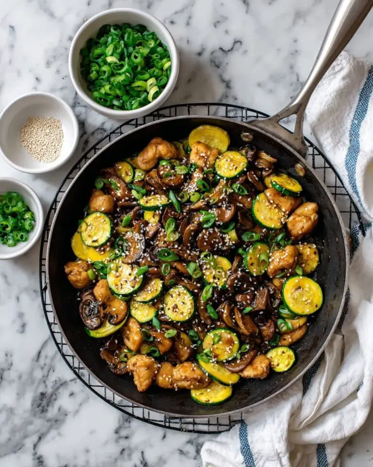 Zucchini Stir Fry with Chicken and Ginger Recipe