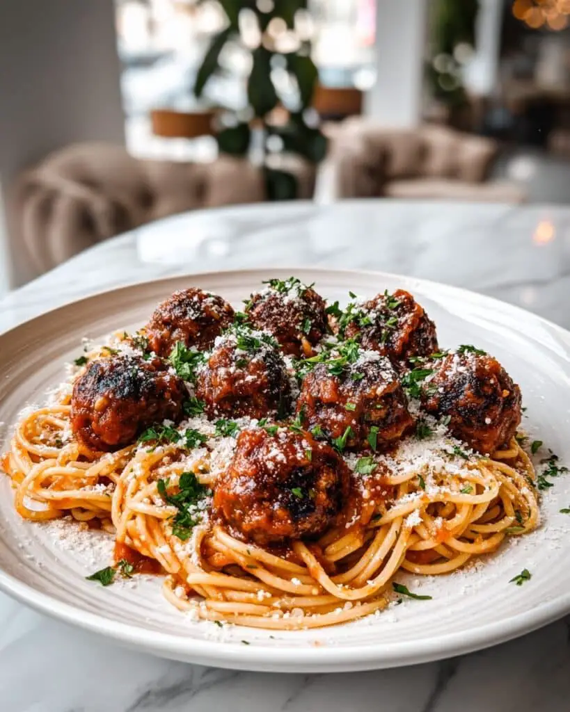 Chicken Parmesan Meatballs with Marinara and Melted Cheese Recipe