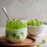 Buko Pandan Salad with Tapioca Pearls and Coconut Jelly Recipe