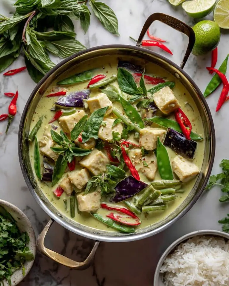 Creamy Green Curry with Vegetables Recipe
