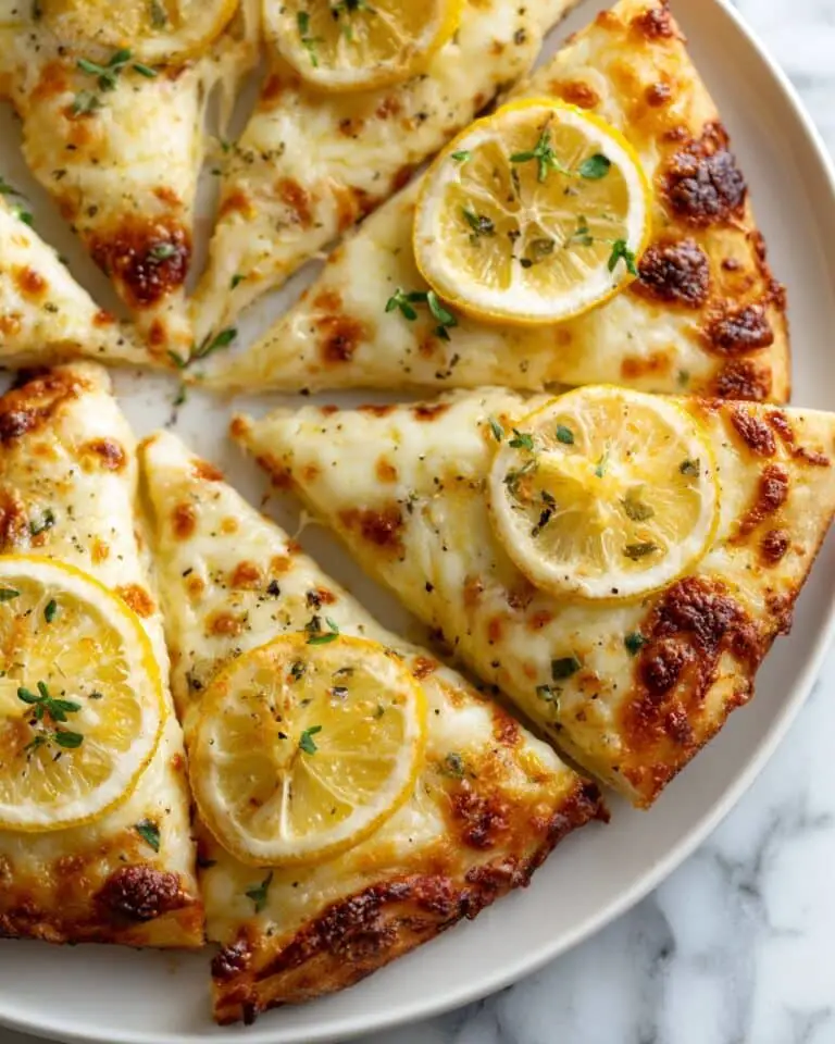 Lemon Pizza with Parmesan, Fresh Mozzarella, and Basil Recipe