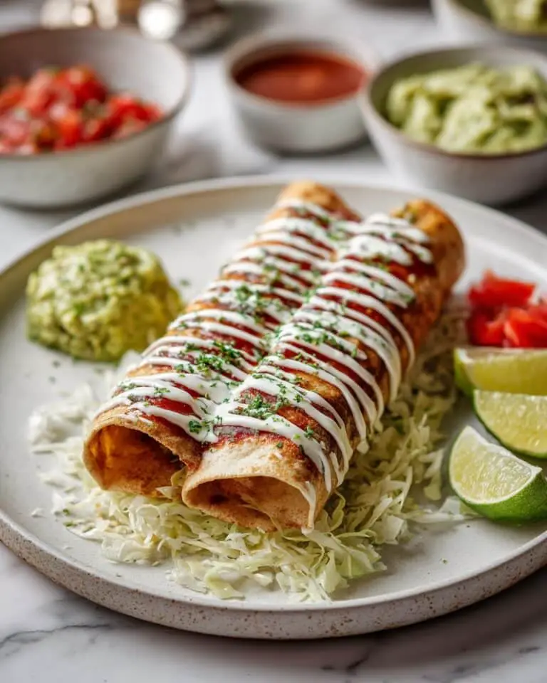 Baked Chicken Chimichangas Recipe