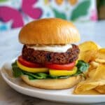 Spinach and Feta Chicken Burgers Recipe