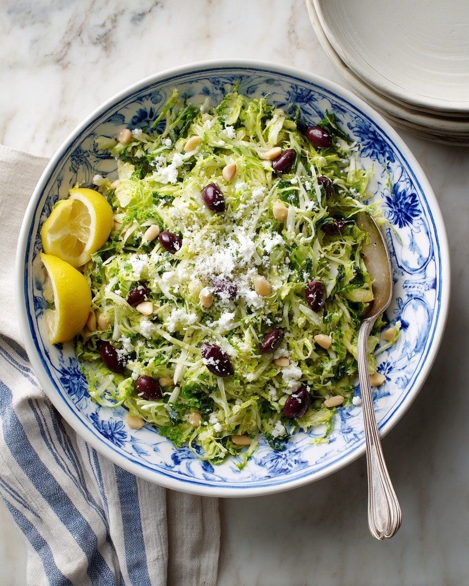 Shaved Brussels Sprout Salad Recipe