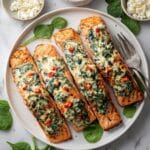 Stuffed Salmon with Spinach and Feta Recipe