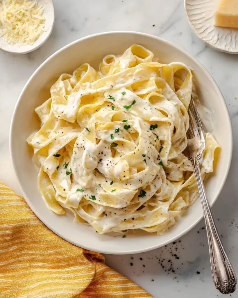 Creamy Fettuccine Alfredo Recipe