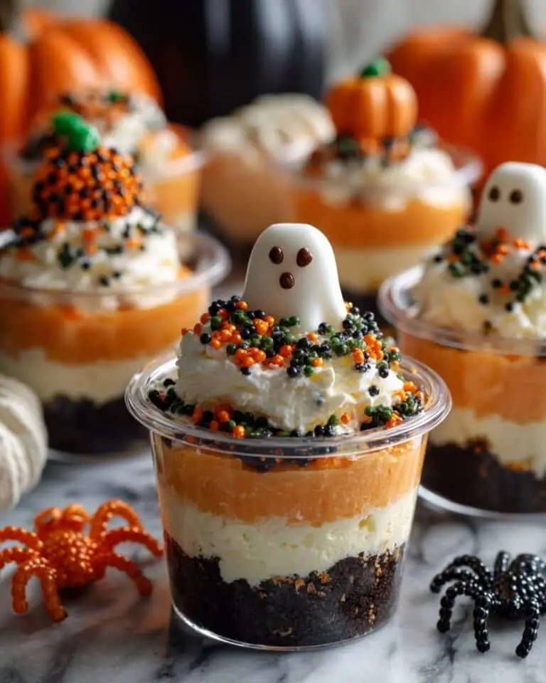 Halloween Cheesecake Cups Recipe