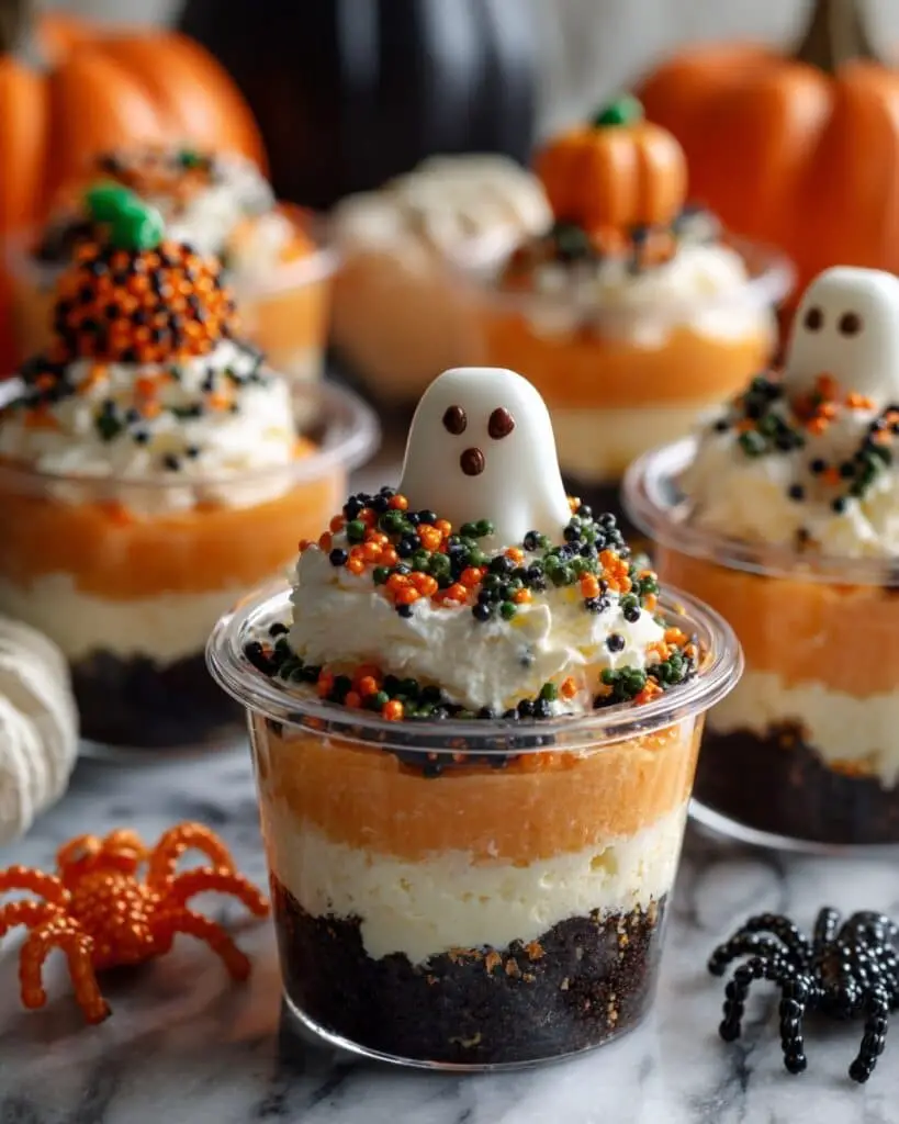 Halloween Cheesecake Cups Recipe