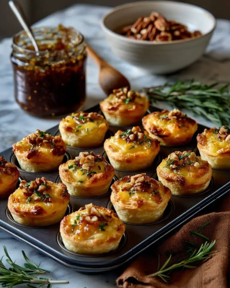 Puff Pastry Brie Bites Recipe