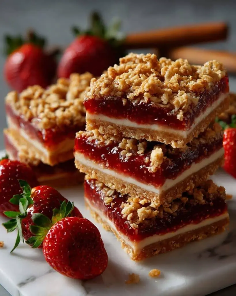 Fresh Strawberry Bars Recipe