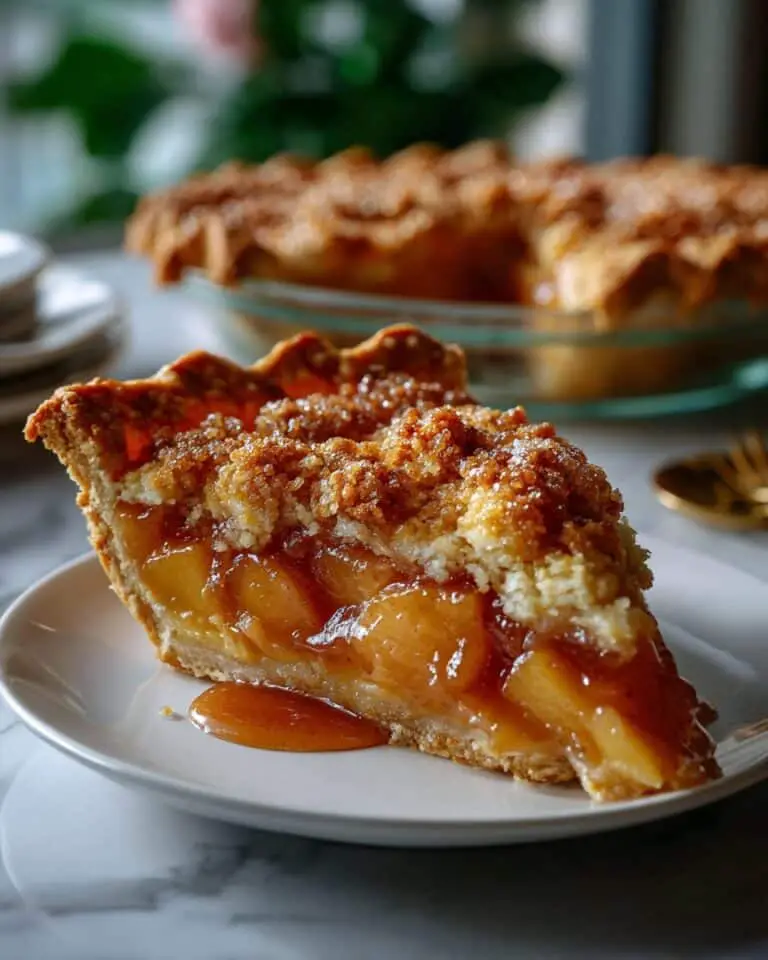 Bourbon Peach Pie Recipe