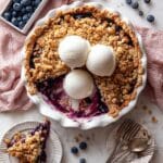 Blueberry Crumble Pie Recipe