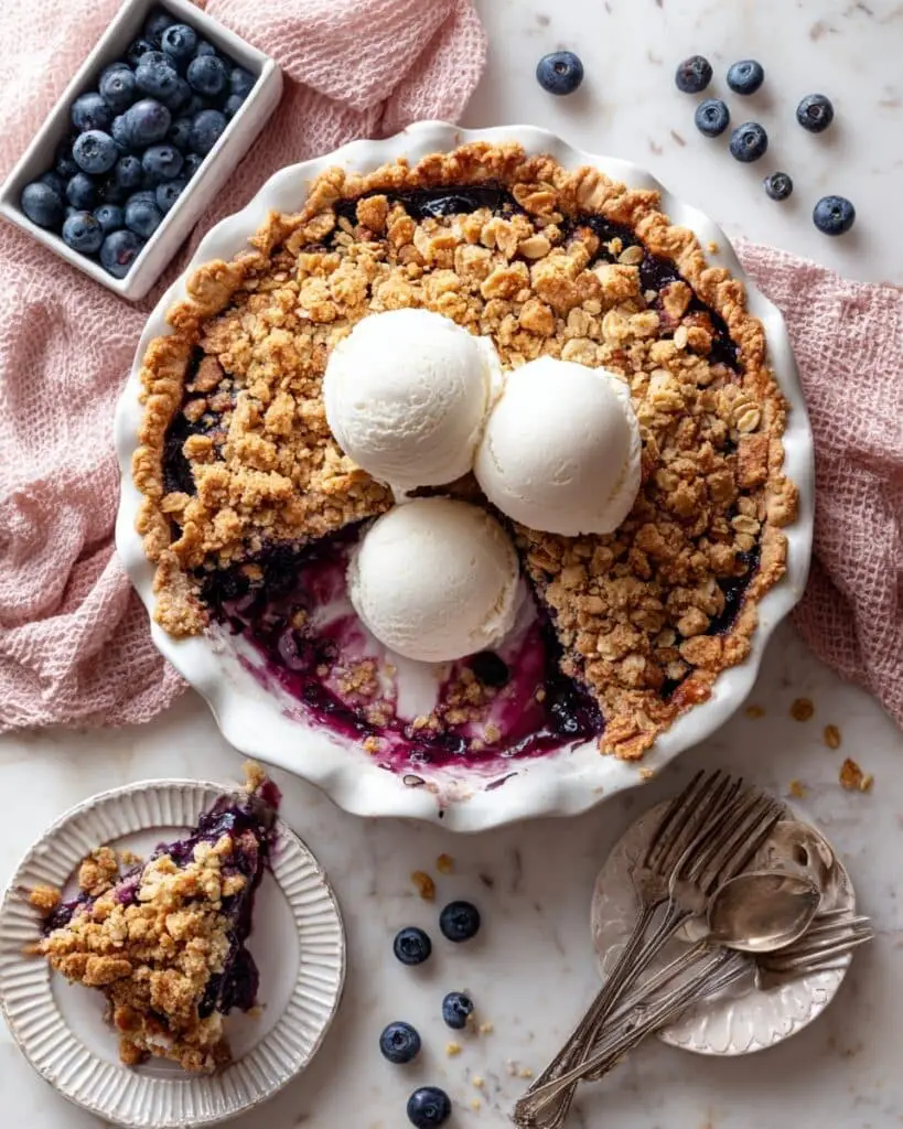 Blueberry Crumble Pie Recipe