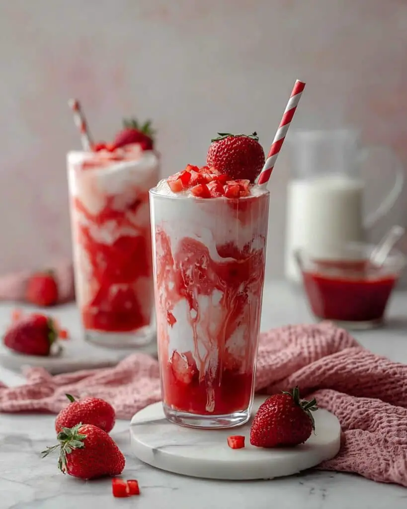 Korean Strawberry Milk Recipe