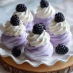 Sweet and Tangy Blackberry Pavlovas Recipe