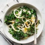 Baby Kale Salad with Shallots and Parmesan Recipe