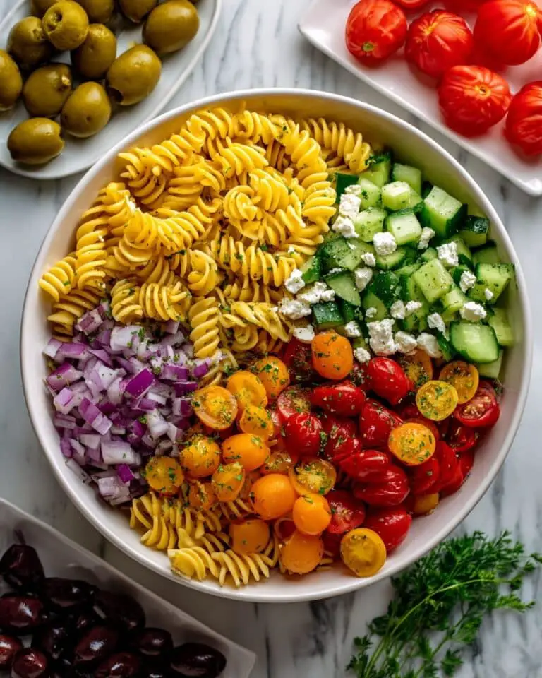 20-Minute Greek Pasta Salad Recipe