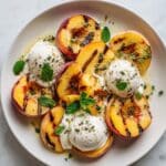 Grilled Peaches with Vanilla Ice Cream Recipe