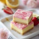 Keto Strawberry Lemon Blondies Recipe