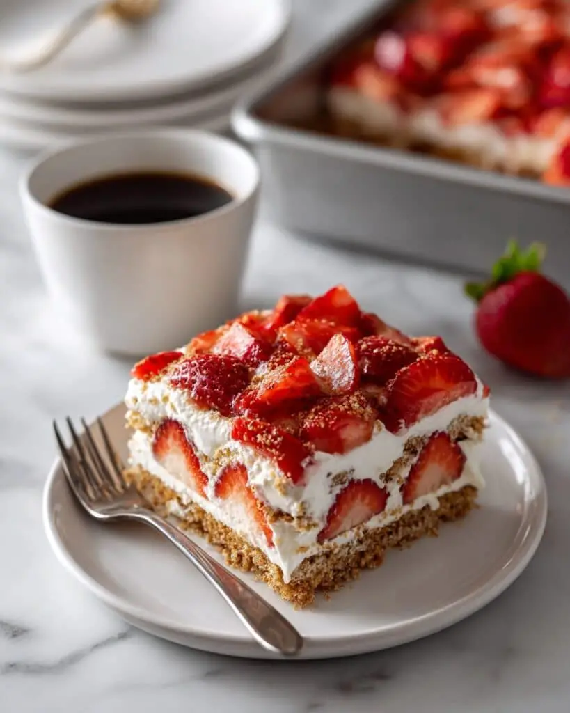 Strawberry Icebox Cake Recipe
