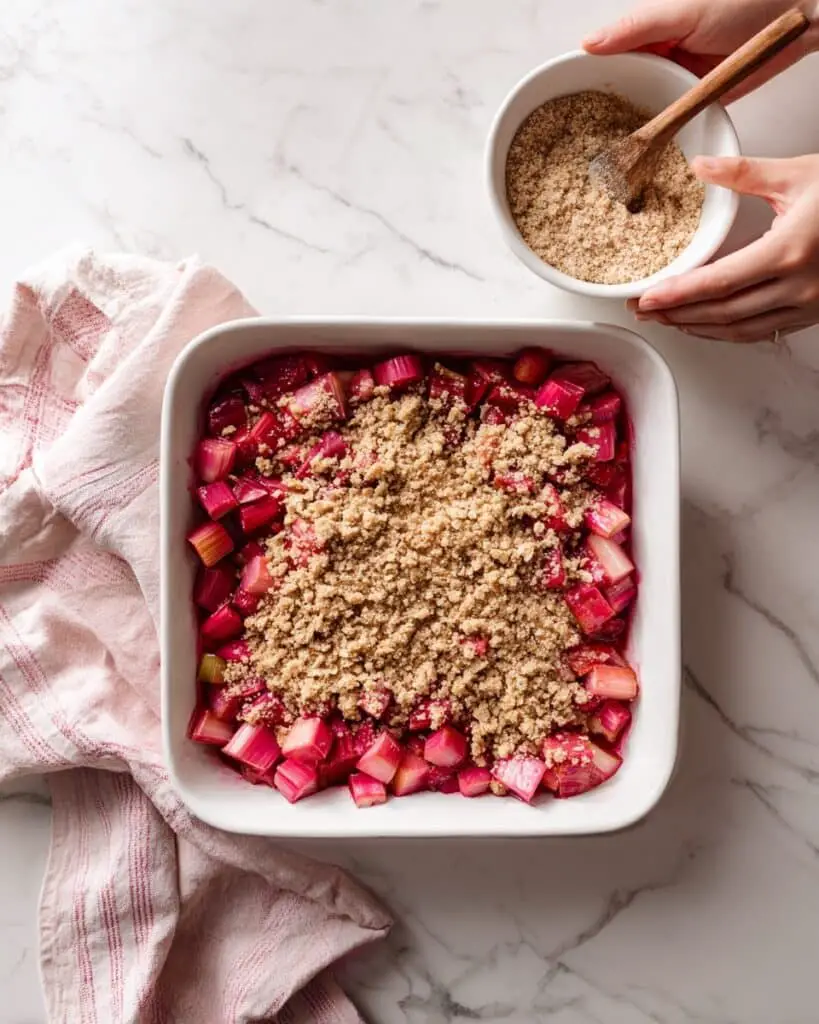 Sweet and Tangy Rhubarb Crisp Recipe