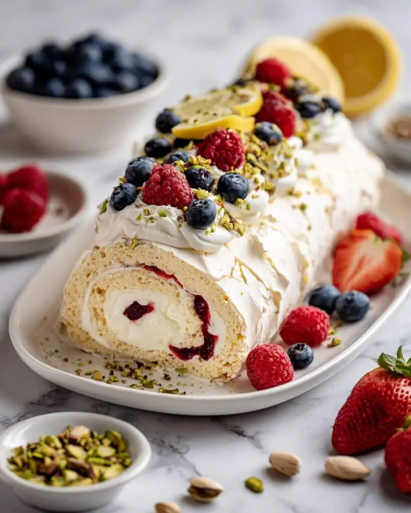 Meringue Roulade Recipe