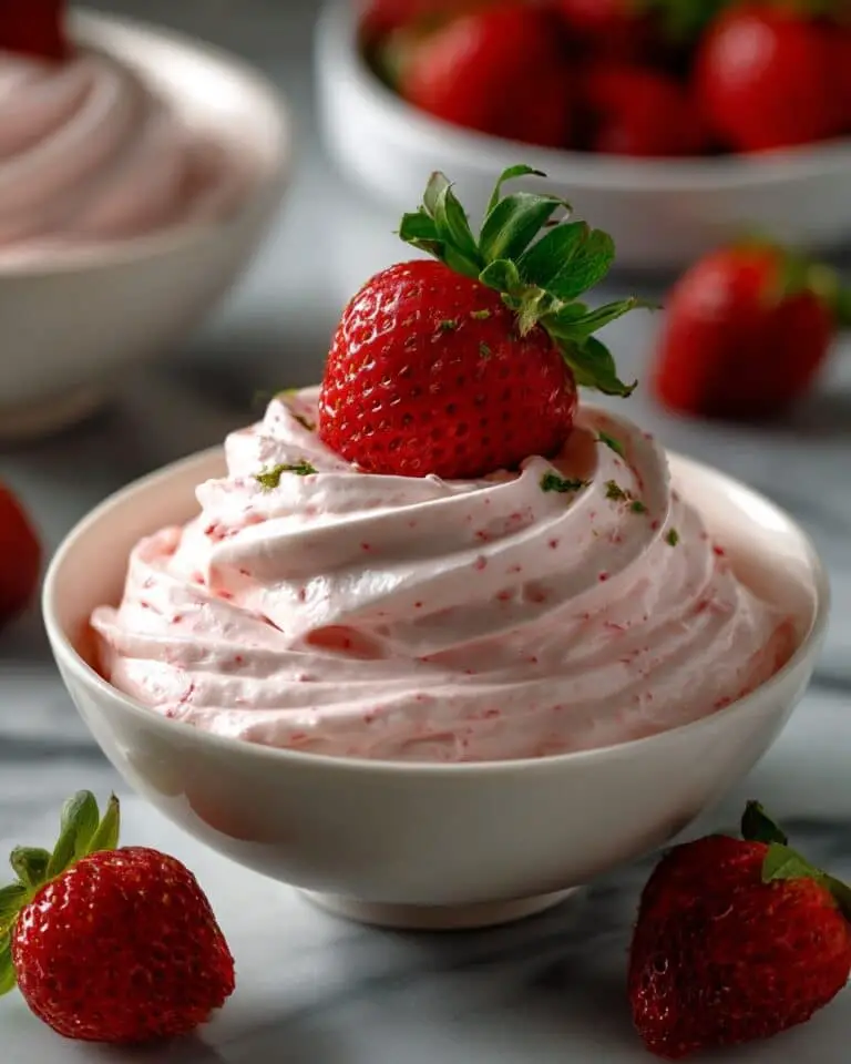 Sweet and Creamy Strawberry Whipped Cream Recipe