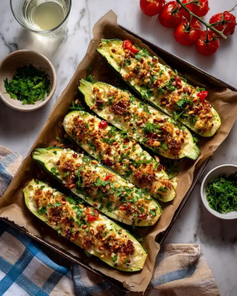 Stuffed Zucchini Boats Recipe