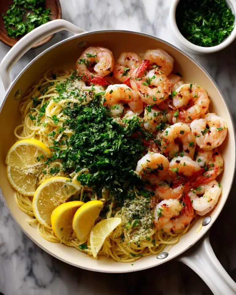 Creamy Garlic Shrimp Pasta Recipe